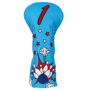 Blue Bowling Driver Head Cover